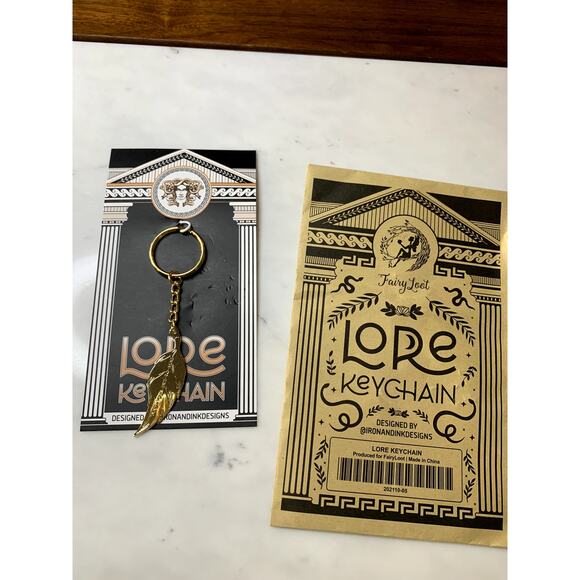 Fairyloot Subscription Box Lore Keychain - Picture 1 of 2